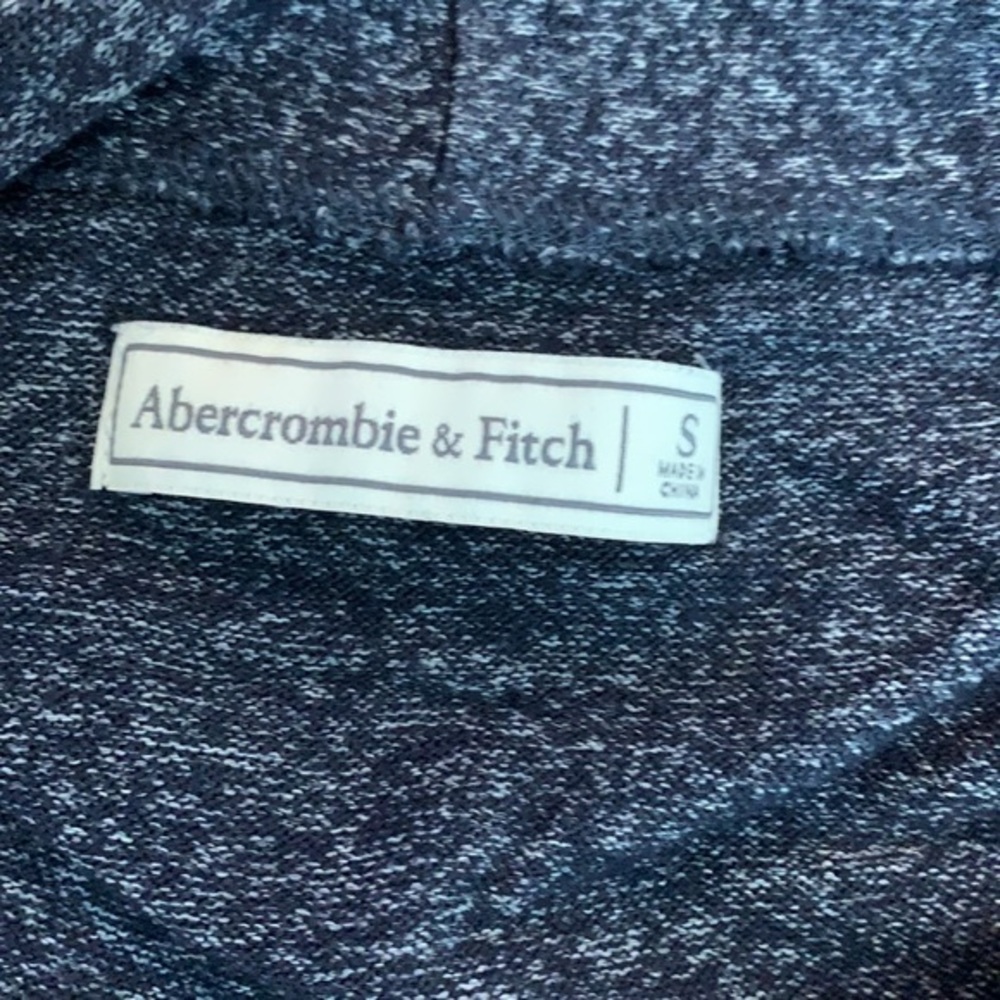 Navy Abercrombie & Fitch size small knitted jacket - Picture 7 of 7